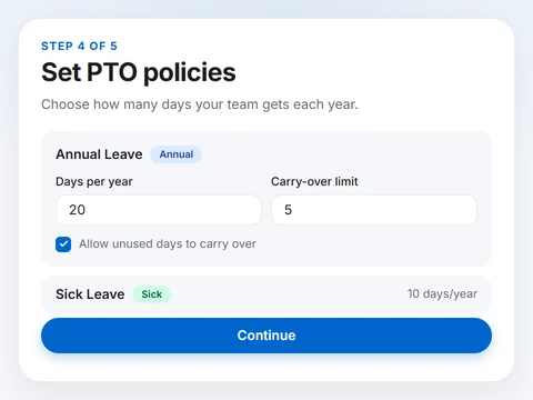 Configure your policies